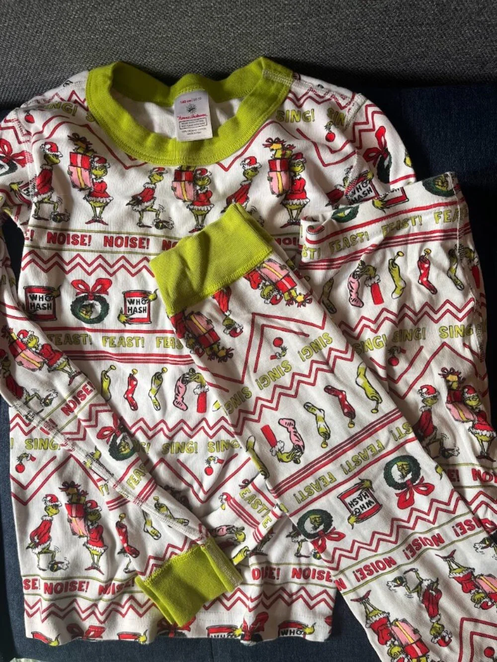 Hanna Andersson Grinch Pajamas